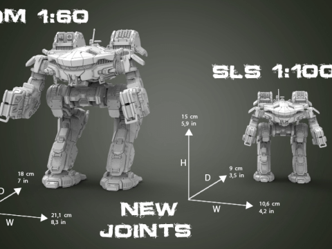 King Crab MWO Ready To Print 3D-printmodel