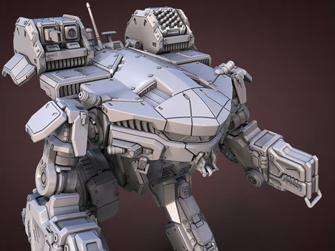 King Crab MWO Ready To Print 3D-printmodel