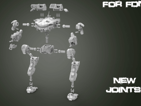 King Crab MWO Ready To Print 3D-printmodel
