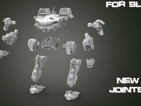 King Crab MWO Ready To Print 3D-printmodel