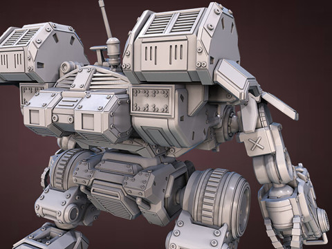 King Crab MWO Ready To Print 3D-printmodel