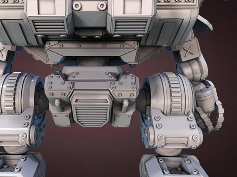 King Crab MWO Ready To Print 3D-printmodel