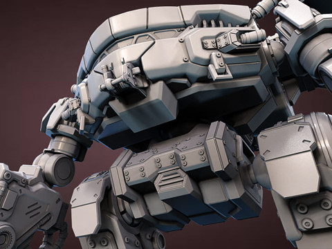 King Crab MWO Ready To Print 3D-printmodel