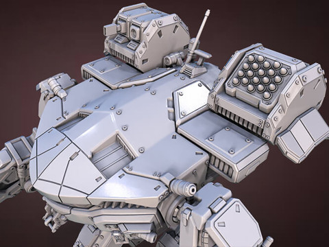 King Crab MWO Ready To Print 3D-printmodel