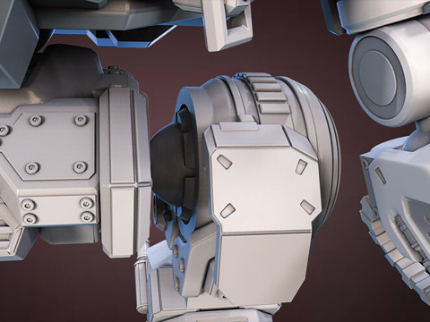 King Crab MWO Ready To Print 3D-printmodel
