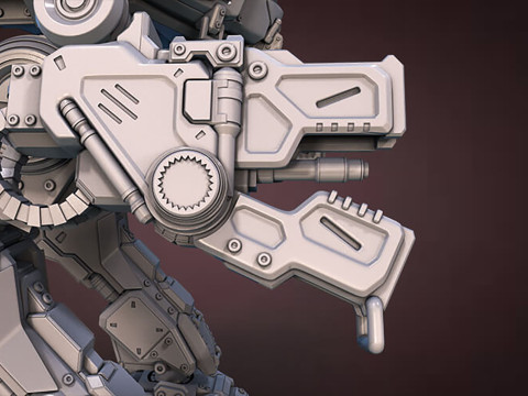 King Crab MWO Ready To Print 3D-printmodel