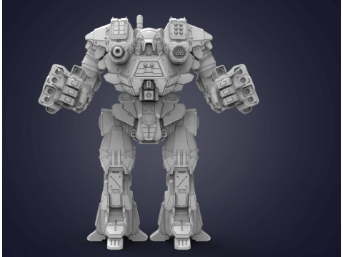 Kodiak Mech 3D Figuries Ready To Print 3D Print Model