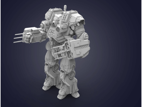 Kodiak Mech 3D Figuries Ready To Print 3D Print Model