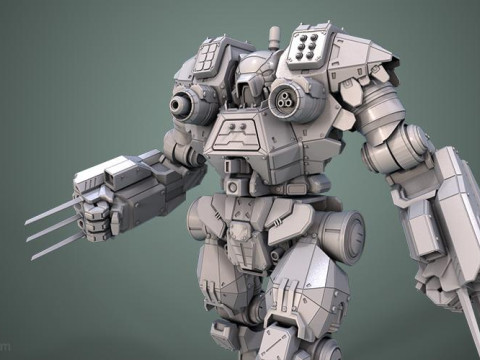 Kodiak Mech 3D Figuries Ready To Print 3D Print Model