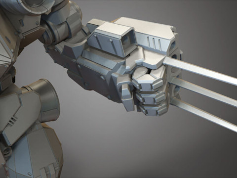 Kodiak Mech 3D Figuries Ready To Print 3D Print Model