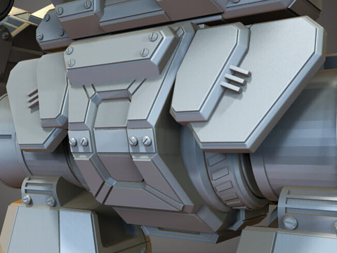 Kodiak Mech 3D Figuries Ready To Print 3D Print Model