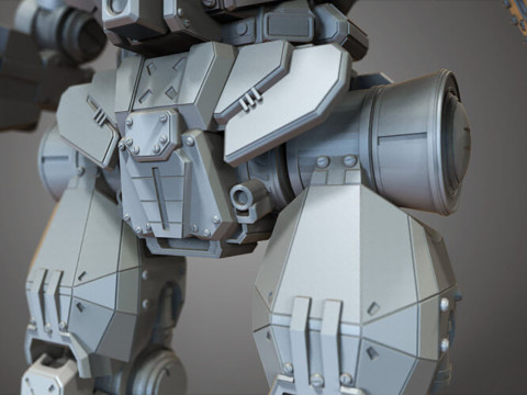Kodiak Mech 3D Figuries Ready To Print 3D Print Model