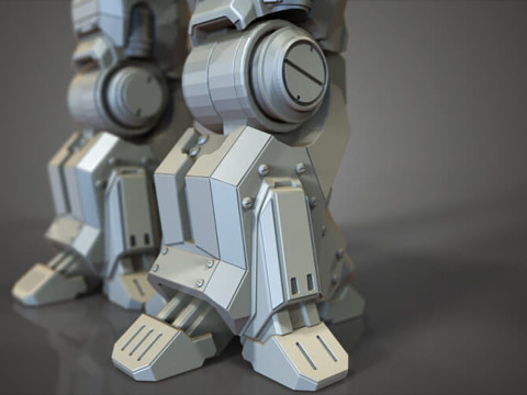 Kodiak Mech 3D Figuries Ready To Print 3D Print Model