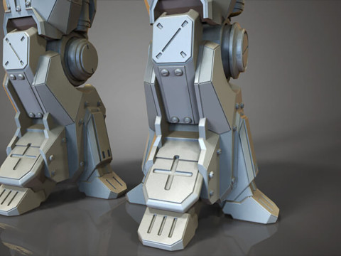 Kodiak Mech 3D Figuries Ready To Print 3D Print Model