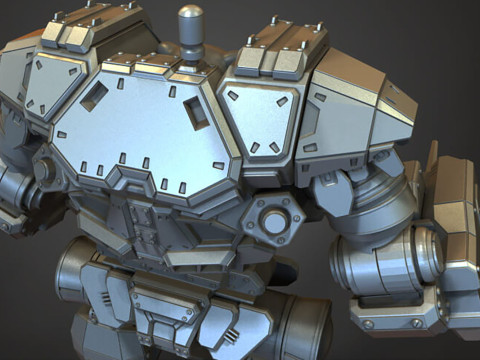 Kodiak Mech 3D Figuries Ready To Print 3D Print Model