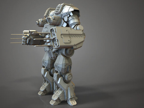 Kodiak Mech 3D Figuries Ready To Print 3D Print Model