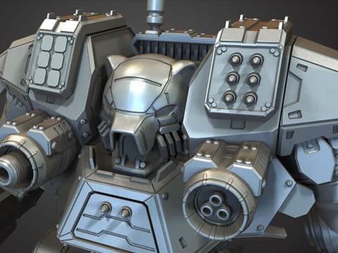 Kodiak Mech 3D Figuries Ready To Print 3D Print Model