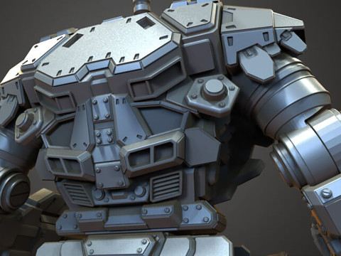 Kodiak Mech 3D Figuries Ready To Print 3D Print Model