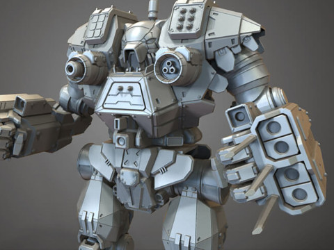 Kodiak Mech 3D Figuries Ready To Print 3D Print Model
