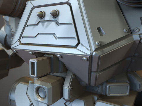 Kodiak Mech 3D Figuries Ready To Print 3D Print Model