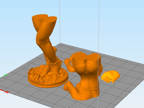 Konrra 3D Figuries Ready To Print 3D Принт Модель