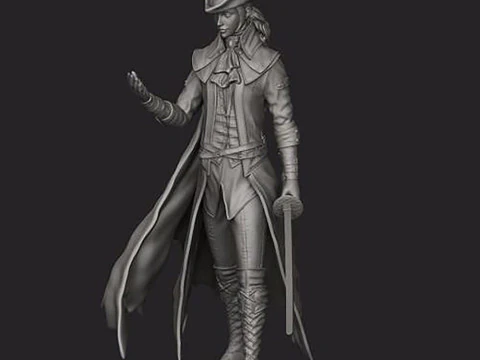 Figure 3D di Lady Maria Bloodborne pronte per la stampa Modello di stampa 3D