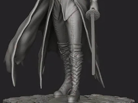 Lady Maria Bloodborne 3D Figuries Ready To Print 3D Принт Модель