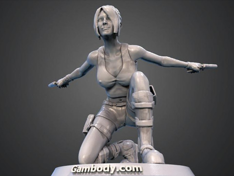 Lara Croft Ready To Print 3D 프린트 모델