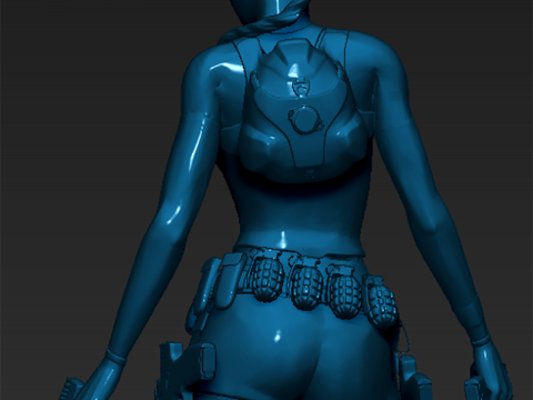 Lara Croft Classic Ready To Print Model do druku 3D