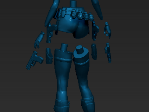 Lara Croft Classic Ready To Print Model do druku 3D
