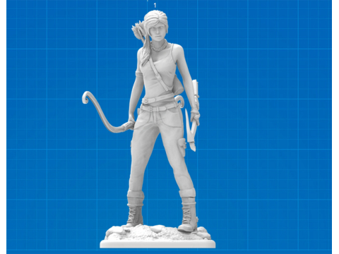 Lara Croft Ready To Print 3D 프린트 모델