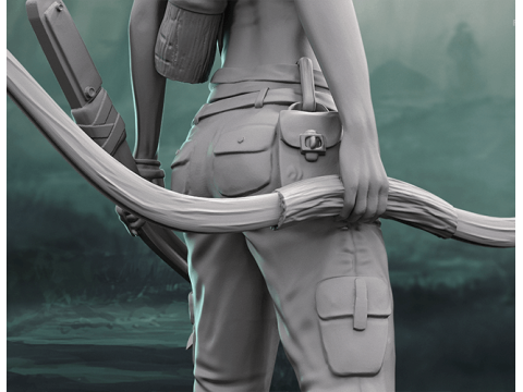 Lara Croft Ready To Print 3D 프린트 모델