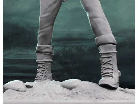 Lara Croft Ready To Print 3D Print Model