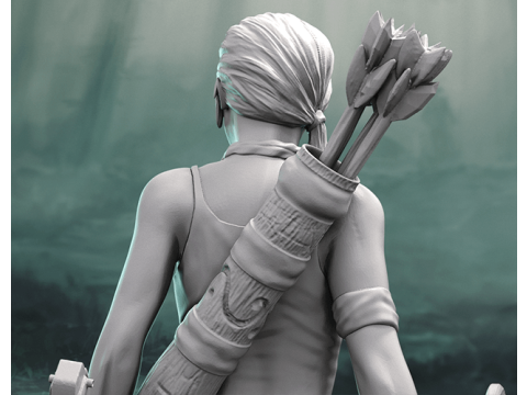 Lara Croft Ready To Print 3D 프린트 모델