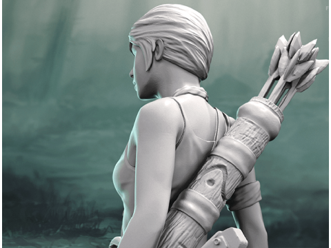 Lara Croft Ready To Print 3D 프린트 모델