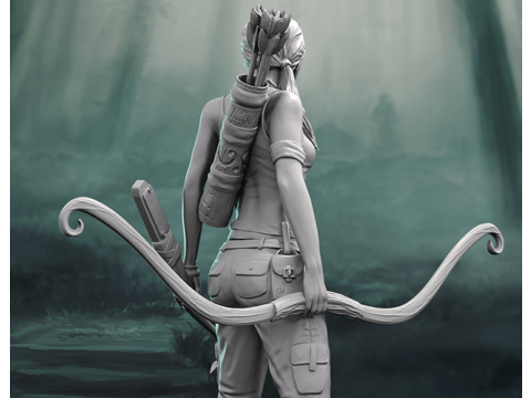 Lara Croft Ready To Print 3D 프린트 모델