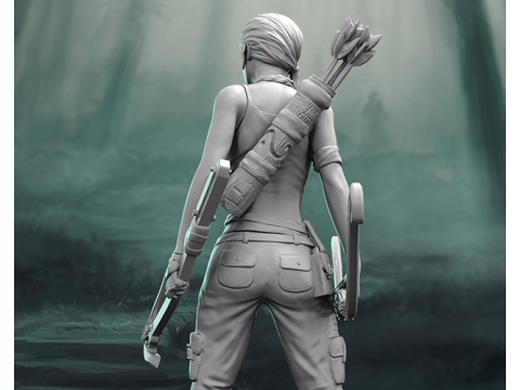 Lara Croft Ready To Print 3D 프린트 모델