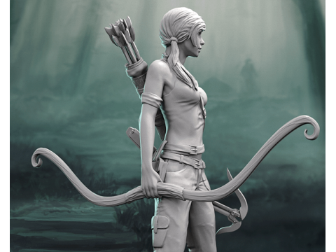 Lara Croft Ready To Print 3D 프린트 모델