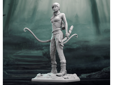 Lara Croft Ready To Print 3D 프린트 모델