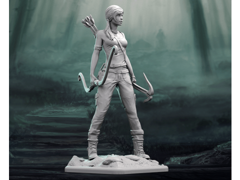 Lara Croft Ready To Print 3D 프린트 모델