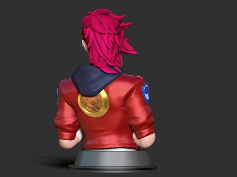 Vi Bust - Arcane Fanart Ready To Print 3D Print Model