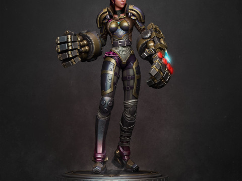 VI - League Of Legends 3D Print Model Modelo de Impressão 3D