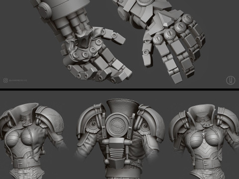 VI - League Of Legends 3D Print Model Modelo de Impressão 3D