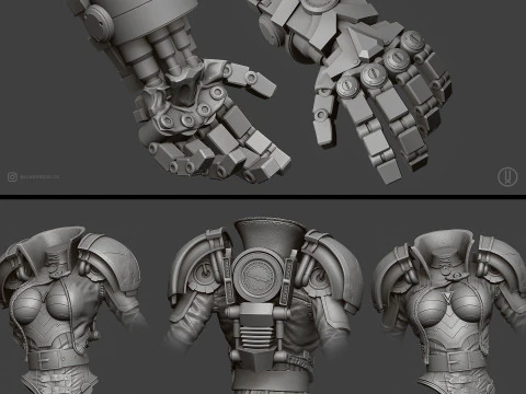 VI - League Of Legends 3D Print Model 3D Print Model