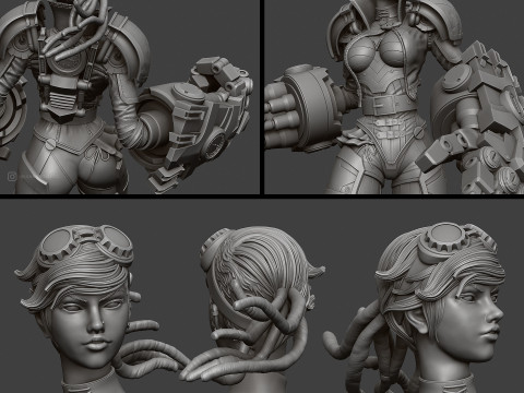 VI - League Of Legends 3D Print Model Modelo de Impressão 3D