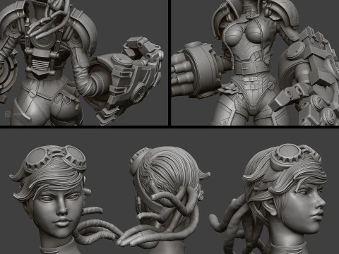 VI - League Of Legends 3D Print Model 3D Print Model
