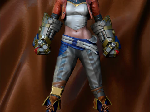 Vi Patung 3D Siap Dicetak Model Cetak 3D