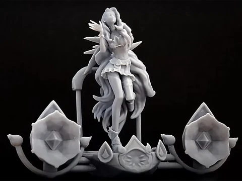 세라핀 리그 오브 레전드 3D 피규어 인쇄 준비 완료 3D 프린트 모델