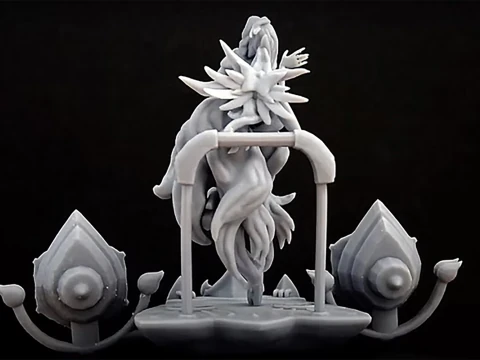 Seraphine League Of Legends 3D Figuries Ready To Print 3D Print Model