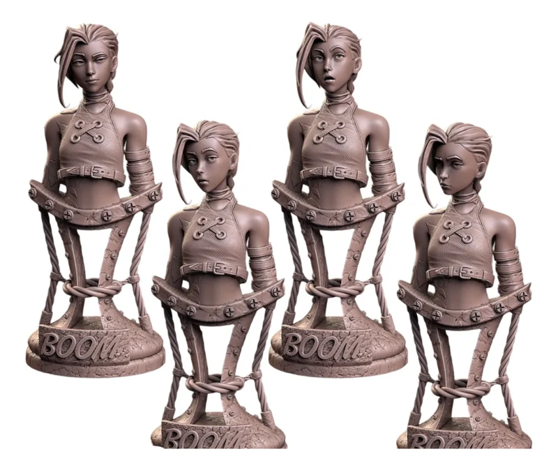 Sanix Jinx 3D Figuries Ready To Print 3D Print Model .c4d .max .obj .3ds .fbx .stl .blend 